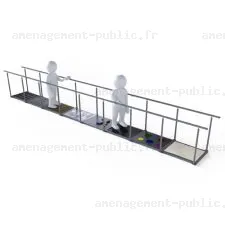 Parcours extérieur d'intégration sensorielle PMR