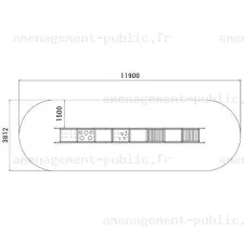 Parcours extérieur d'intégration sensorielle PMR