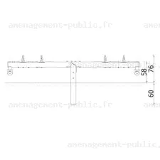Balançoire Tape-cul Robinox pour aires de jeux 3-14 ans