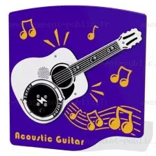 Panneau Guitare pour aire de jeux