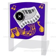 Piano tactile pour aire de jeux