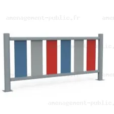 Barrière de sécurité pour aménagements ludiques