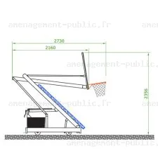 Dimensions sm 42140s – Panier mobile deport cm