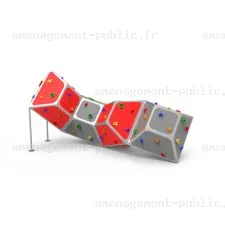 Structure d'escalade Bbox4 pour aménagements ludiques et sportifs