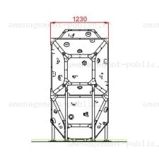 Structure d'escalade Bbox5 pour aménagements ludiques et sportifs