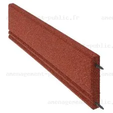 Bordure de sol epdm extérieur en caoutchouc