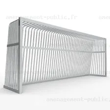 Cage de football anti-vadalisme en aluminium