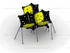 Structure de jeu en plein air Cube Box 3