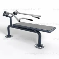 Banc de musculation pour aménagements extérieurs