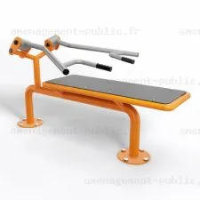 Banc de musculation pour aménagements extérieurs