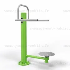 Équipement de fitness Twister pour aménagements publics extérieurs