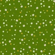 Gazon artificiel pour aires de jeux sur le thème des fleurs
