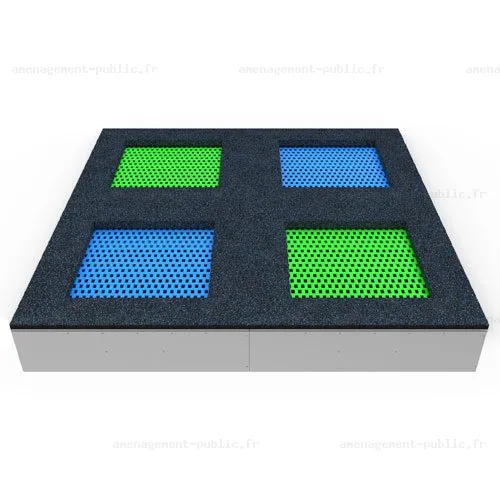 Set Trampolines Carré CR4