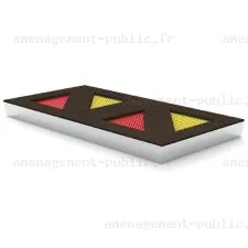 Parcours de trampoline park à enterrer Origami TG4