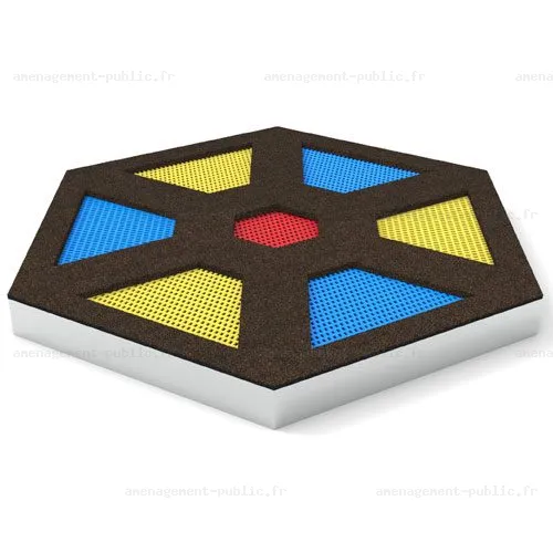 Set Trampolines Hexagone Mini