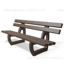 Banc Sumava plastique recyclé