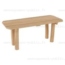 Table pour aire de pique-nique en bois de robinier