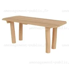 Table pour aire de pique-nique en bois de robinier