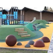 Module EPDM pour aire de jeux en forme de boule