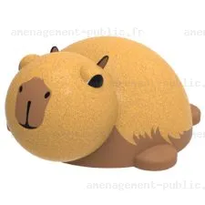 Capybara en caoutchouc EPDM pour aire de jeux