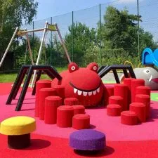 Module 3D Crabe en caoutchouc EPDM pour aire de jeux