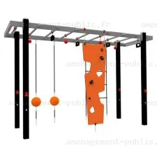 Structure de parcours d’obstacles extérieur