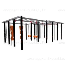 Structure de parcours d’obstacles extérieur