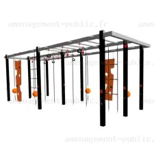 Structure de parcours d’obstacles extérieur