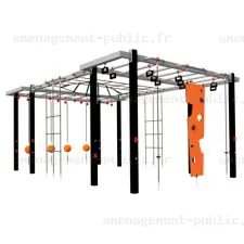 Structure de parcours d’obstacles extérieur