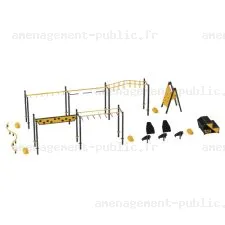 Agrès de course d'obstacles Ninja workout