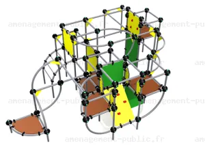 Structure de jeux en plein air Parkour XL