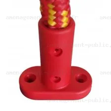 Fixation en polyamide pour corde et filet de structure de jeu