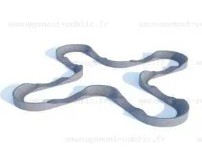 Aménagement d'un crictuit Pumptrack en béton
