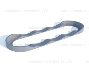 Aménagement d'un circuit pumptrack modulaire en béton