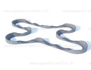 Aménagement d'un circuit pumptrack modulaire en béton