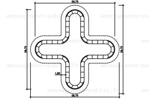 Aménagement d'un crictuit Pumptrack en béton