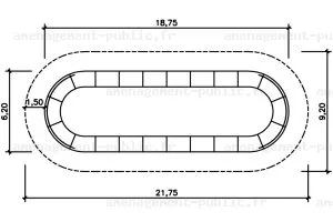 Aménagement d'un circuit pumptrack modulaire en béton
