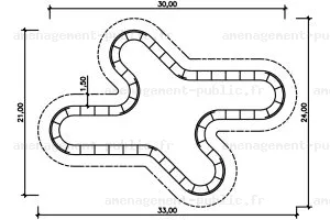 Aménagement d'un circuit pumptrack modulaire en béton