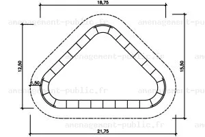 Aménagement d'un circuit pumptrack en béton