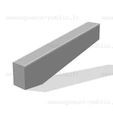 Module Grind Box Inclinée pour création de skatepark en béton