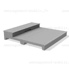 Module Ollie Box XL pour création de skatepark en béton