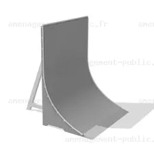 Rampe Mur pour création de skatepark en béton