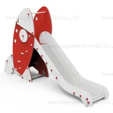 Toboggan extérieur Fusée pour enfants